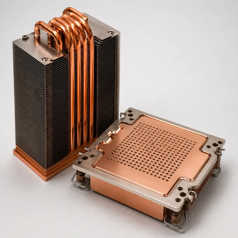 Complex Heat Sinks — Vapour Chambers & Heat Pipes — Tutamen product image